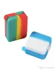 Storage jar 9ML bag Storage Boxes accessories square silicone container nonstick bottle conjoined box with hanging hole2566701