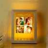 Frame Custom Lovers Fotolijst Nachtlampje Gepersonaliseerde Foto's Acryl LED-lamp USB-aangedreven Paar Verjaardag Valentijnsdag Geschenken