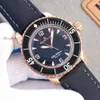 Титановые часы Baopo Blancpain Series Мужские автоматические механические часы Керамические с легкой красотой Роскошь и благородный темперамент Мужские W