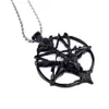 Pan God Skull Pendant Halsband Fashion Retro Ladies Mens Pentagram get Huvudkedja Neutral Lucky Alloy Vintage Halsband smycken AB5