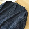 Wiosna i lato nowy styl japoński Kimo Męskie szlafrok 100%Kostka w paski w paski Plus w rozmiarze Yukata Home Paring Set E6v8#