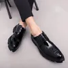 Chaussures habillées hommes formels décontractés à lacets Oxfords britanniques hommes d'affaires
