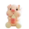 Cute Milk Bottle Pig Pillow Super Soft Plush Toy Large Cloth Doll Girl Gift
