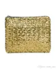 Women Bling Sequins Clutch Bag Fashion Gold Silver Pink Dazzling Glitter Storage Bags8543261