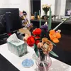 Blocchi divertenti gioia eternal artificiale crisantemo fiore decorazione per casa decorazione per bouquet blim basi per bouquet per ragazze regalo per bambini giocattoli t240325