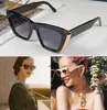 Europäische NEUE Sonnenbrille mit Gravurdruck Vintage mit großen Rändern Sonnenbrille Männer Frauen Katzenaugenbrille Glänzende Luxusmarke patt2843582