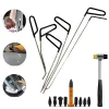 Handgereedschapssets Ferramentas de reparo de amassados automotivos Conjunto de pé de cabra Corpo de carro de metal Removedor de amassados sem pintura Ganchos Hastes Kit de ferramentas profissional completo Ferramentas manuais