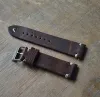 Cards Hand Made Hand Ed Vintage Leather Watch Strap 20mm 22mm 24mm Distressed Look Watch Bands Stainless Steel Polished