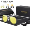 Aluminum Frame Discoloration Aviation Sun Glasses Women Men HD Pochromic Sunglasses Polarized Driving AntiGlare1101282