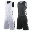 Kit de maillots de basket-ball pour hommes, 5 couleurs, séchage rapide, respirant, double face, uniformes de sport personnalisés sans manches, 240312