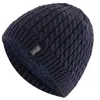 Bérets unisexe chapeau d'hiver en peluche doublé de fourrure casquette élégante bonnet doux chapeaux pour hommes femmes chaud épais ski en plein air