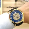 Zegarki dla mężczyzn Spot luksus Panerai Watch National Watch Business Elite Dwustrojemne puste, Trójznisty Mechaniczne skórzane paski wodoodporne na rękę