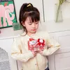 Grand sac rouge pour enfants et filles, cadeau de nouvel an et de noël, petit sac à main parfumé et à la mode, portefeuille zéro pour petite fille