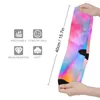 Femmes chaussettes coloré arc-en-ciel bas motif imprimé abstrait gothique printemps antidérapant filles escalade doux respirant