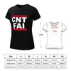 Polos de mujer CNT-FAI Tailliertes camiseta femenina camisa con estampado animal para niñas Top de verano Mujer T
