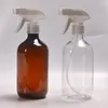 Butelki do przechowywania sdatter 300 ml/500 ml sprayu plastikowa butelka do napełniania pustej pojemnik na narzędzie do makijażu