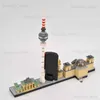 Blokken Berlin Architecture City Skyline Bouwstenen Set Tower Edifice Bricks Town Street View Toys For Kids Birthday Gifts T240325