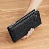 Wallets Men's Long Wallet Cowhide Large Capacity Anti-theft Swipe Money Bag Multi-card Fashion