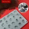 28 Cavity Small Cobblestone Design Chocolate Silicone Mold 3D Pebble Mousse Mould DIY Clay Model Cake Decorating Tools Bakeware 240318