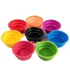 Köpek kaseleri besleyiciler 500pcs Pet Cat Bowl Yavru İçme Çıkarılabilir Kolay Dışarı Çıkarma Su Besleyicisi Seyahat Yemek Toptan Damla Del Dho1z