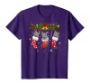 Забавные рождественские носки с русскими синими кошками, рождественский подарок, футболка из 100% хлопка с круглым вырезом, летняя повседневная мужская футболка с коротким рукавом, размер S-3XL q5En #