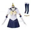 Cosplay Anime Costumes robe de marin perruque lune Tsukino Usagi jeu de rôle Meiou Setsuna Chibiusa fille robe Halloween ensemble perruque costume de fêteC24321