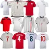 2000 2002 2004 2006 2008 2012 2012 RETRO SOCCER JERSEY Drużyna Gerrard Shearer Lampard Rooney England Owen Terry Classic Vintage Football Shirt