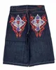 Summer Casual Denim Men Street Punk Hip Hop Cross Druku