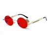 Moda steampunk okulary przeciwsłoneczne men damski projektant na świeżym powietrzu odcienie punkowa lunetka occhiali gardient osobowość okularów przeciwsłonecznych dla UN1234548