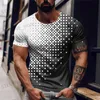 T-shirt da uomo T-shirt da uomo T-shirt da uomo estiva T-shirt oversize Top Stampa a contrasto Camicia slim fit Punk Manica corta Casual Abbigliamento da uomo Designer Streetwear T240325