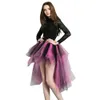 Låg Misshow Rainbow High kjolar Tie Dye Tulle Tutu Kjol Bustle Petticoat Clubwear Fancy Dance Carnival Dress