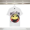 Designer American Brand Hellstar Shirt Mens T-Shirt Pullover Printed Smiling Face Hellstar Mens قصيرة الأكمام فضفاضة شارع شارع شارع Hip Hop قصير الأكمام