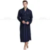 Mens Silk Satin Pyjamas Sleepwear Robes Robes Bathrobe Nightgown S ~ 3xl__For Xmas Gifts K4GO#