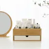 Drawers Bamboo Cosmetic Drawer Organizer Desktop with Dividers Jewelry Rack Aromatherapy Headband Small Objects Skin Care Storage Box