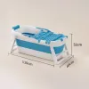 Baignoires Baignoire Pliable Corps Complet Adulte Grande Baignoire avec Couvercle Baignoires Portables Adulte Ménage Enfants Bidet de Bain Épaissi Z