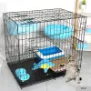 Клетки средний оптом 2 уровня Pet Cat Villa Два слоя дома роскошные большие помещения.