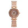 Fashion Diamond Inglid Flower Bracelet Women's Ratch Quartz