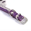 Hundhalsar Gem Rhinestone Pet Collar Cat Products Personliga valptillbehör Tillbehör Designer