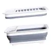 Basins Kitchen home Camper Car Foldable Dish Rack Tableware Portable Bowl TPR Bowl Sink Design RV Boats Caravan accessories trailer