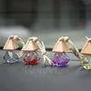 Car Hanging Glass Bottle Empty Perfume Aromatherapy Refillable Diffuser Air Fresher Fragrance Pendant Ornament LT868