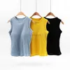 Kvinntankar Camis MRMT 2024 NYA KVINNS T-shirt med Camisole Vest Pure Cotton Womens Underwear Solid Color Top 24326