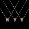 Designer Messikas Jewelry Yajin Jewelry Messis Family Cylinder Three Sliding Diamond Necklace Womens Necklace