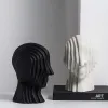 Skulpturen Nordic Abstrakte Alien Keramik Statue Figur Büro Home Dekoration Desktop Dekor Handgemachte Handwerk Skulptur Moderne Kunst Geschenk