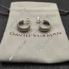 22ss dy desginer David Yurma mücevher en kaliteli küpe basit ve zarif popüler dokuma bükülmüş ipi moda yüzüğü David küpe punk takı grubu moda David 104