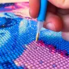 Stitch DIY 5D Okrągły diament malarstwo zwierzęce Siberian Huskies pies krzyżowy haft haftowy