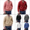 Men's Hoodies Cashmere Zipper Basic Sweater Winter Fleece Thicker Half Turtleneck Warm Pullover Quality Male Slim