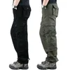 8 poches pantalons cargo tactiques pantalons amples pour hommes Joggers armée militaire grande taille pantalons décontractés pour hommes salopette de travail en plein air 58hQ #