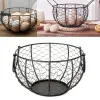 Manden K5DC Keukenopslag Metaaldraad Eiermand Boerderij Kip Cover Eierhouder Organizer Case Nordic Snack Fruitcontainer