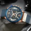 Curren Mens Watches Top Brand Brand Luxury Chronograph Men Watch Leather Waterproof Sport Watch Mas Male Clock Man Owatch T19301Q T19301Q