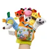 Multifunktionshandschuh Tierfingerpuppen Stoffpuppe Baby Pädagogische Hand Cartoon Tierspielzeug 240314